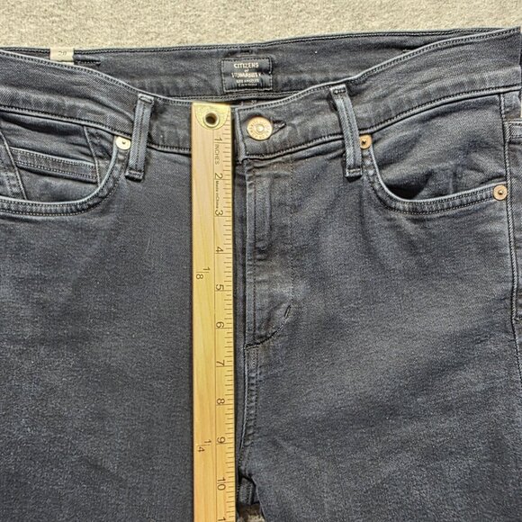 Citizens Of Humanity Jeans Womens 28 Black Rocket Crop High Rise Skinny Cropped - Picture 9 of 10